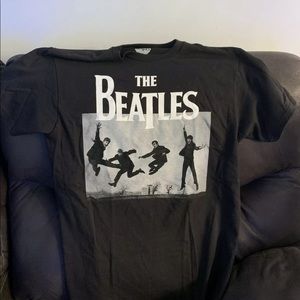 The Beatles Black T-shirt Medium Black
